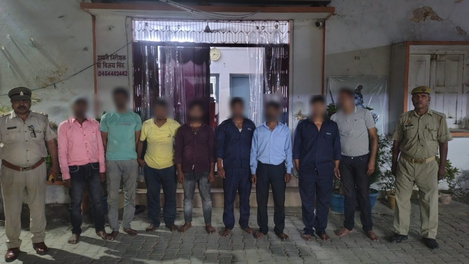 टोल प्लाजा पर मारपीट व तोड़फोड करने के आरोप में 08 अभियुक्त के विरुद्ध निरोधात्मक कार्यवाही की गयी