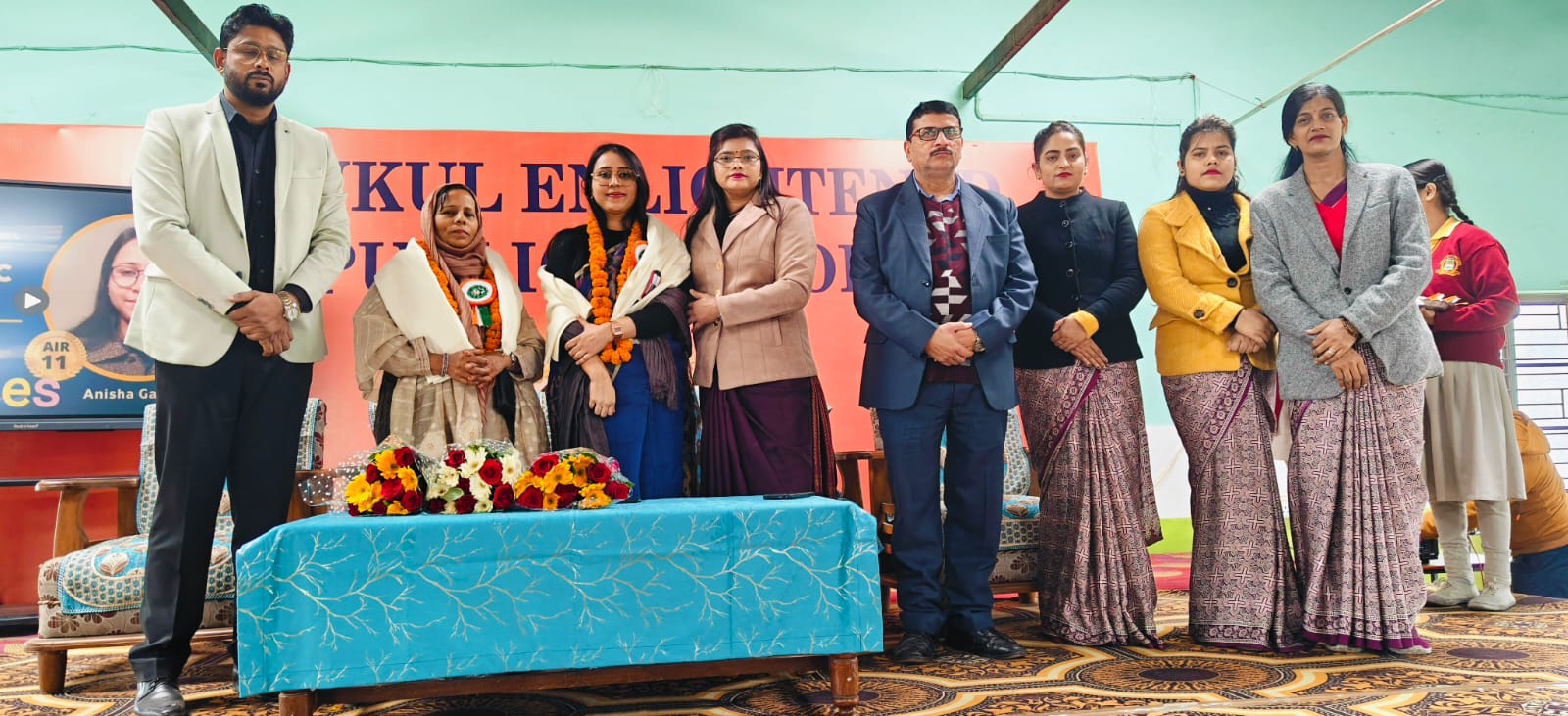 गुरुकुल एनलाइटेन्ड पब्लिक स्कूल में UPSC IES टॉपर अनिशा गौहर का संवाद कार्यक्रम