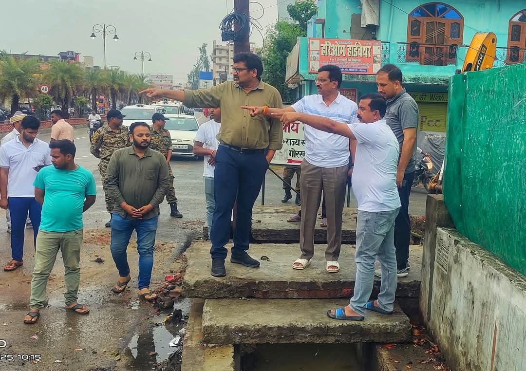 महापौर व नगर आयुक्त का संयुक्त निरीक्षण