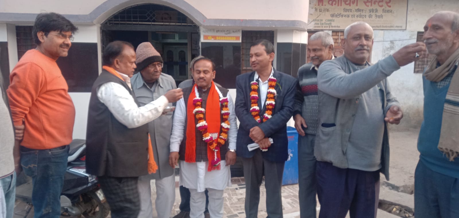 नितिन नवीन को भाजपा राष्ट्रीय अध्यक्ष का दायित्व मिलने पर शंकरगढ़ में भाजपाइयों ने मनाया जश्न