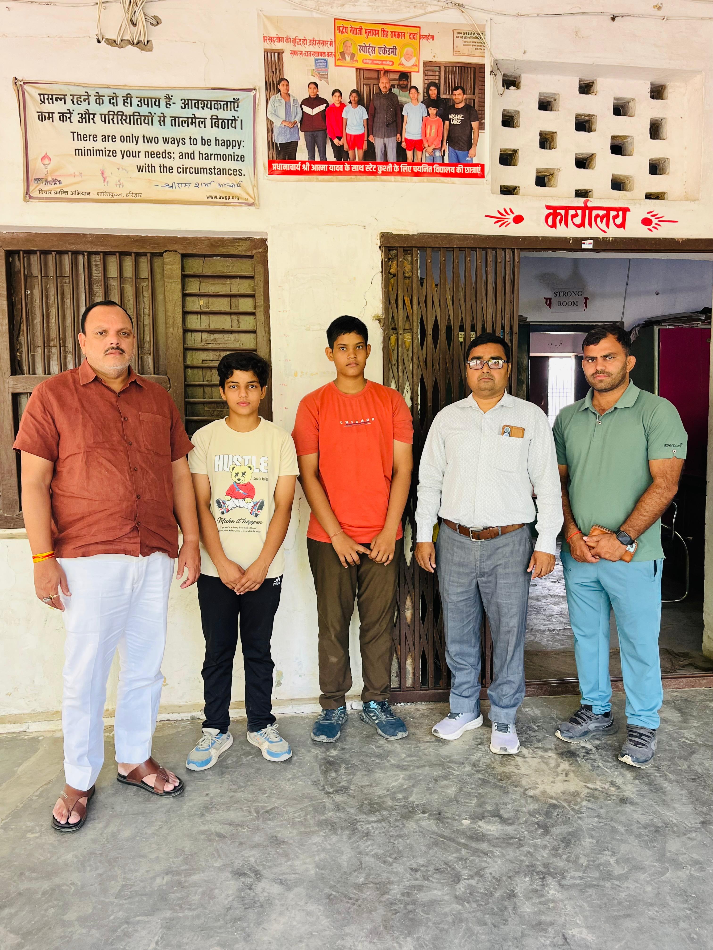 महिला कुश्ती पहलवान स्पोर्ट्स होस्टल के लिए चयनित