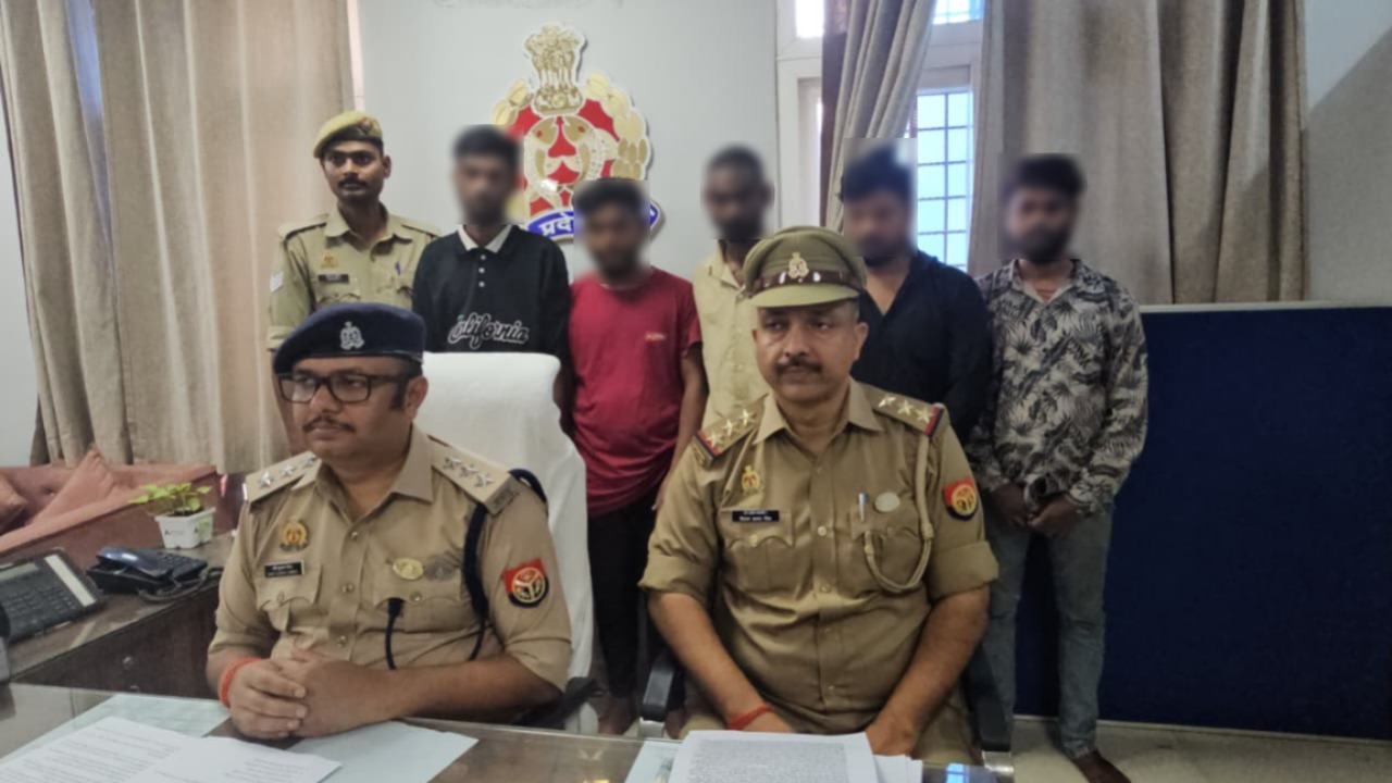 CCTV और सर्विलांस के जाल में फंसे 5 शातिर चोर, गोरखनाथ पुलिस का बड़ा खुलासा