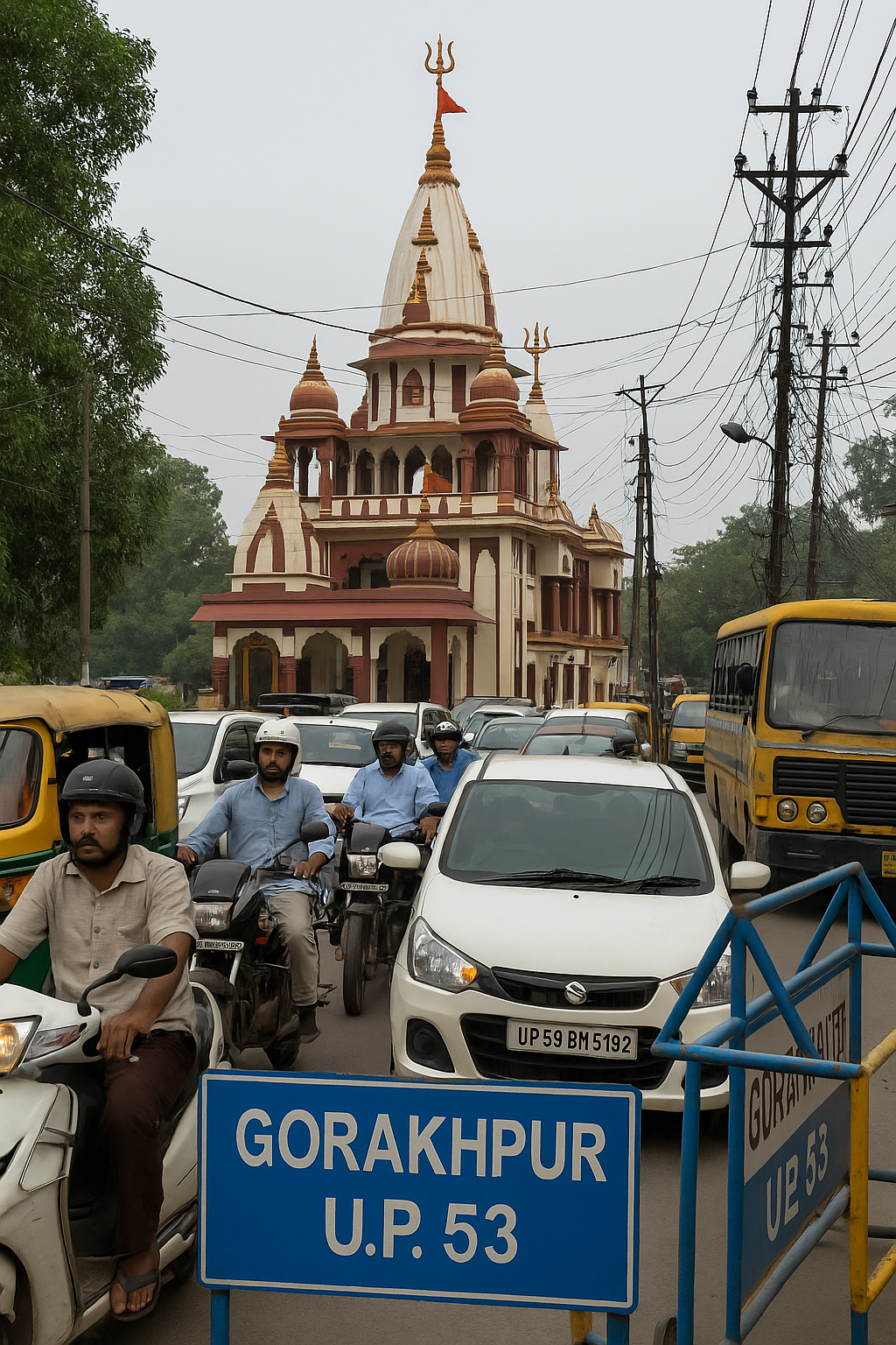 श्रावण मास के कांवड़ यात्रा को लेकर गोरखपुर पुलिस की ट्रैफिक एडवाइजरी जारी