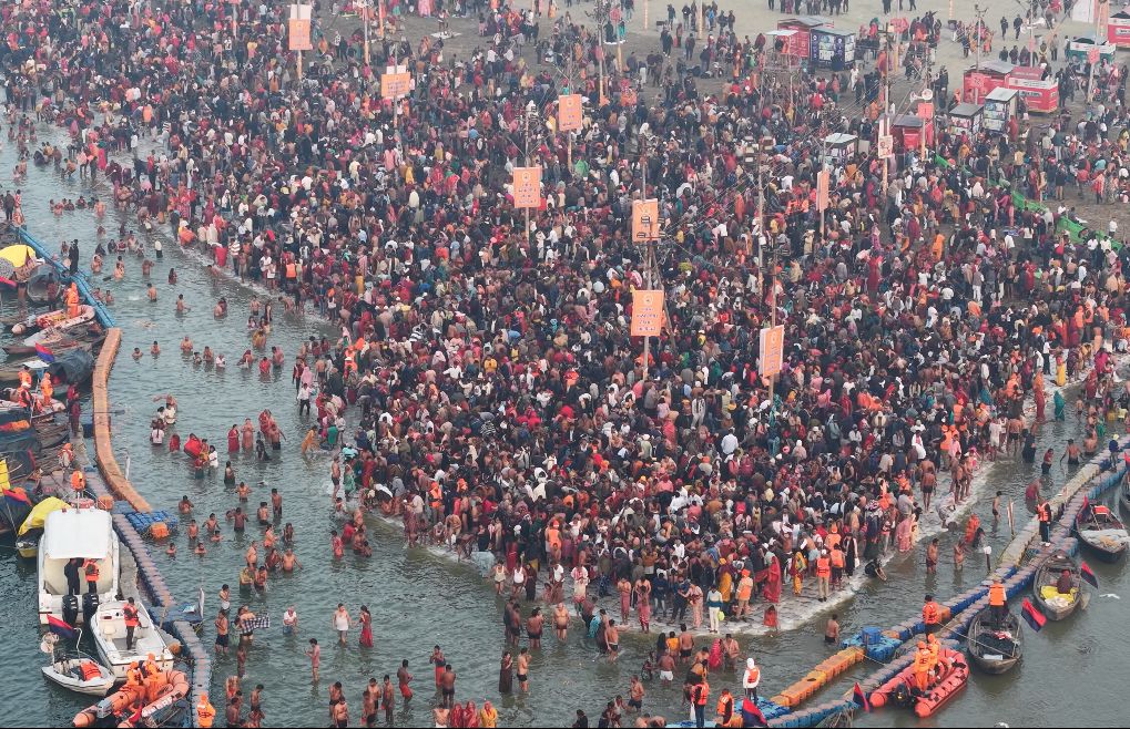 मकर संक्रांति स्नान पर्व के पूर्व संगम क्षेत्र में श्रद्धालुओं का आगमन, सुरक्षा एवं यातायात व्यवस्था सुदृढ़